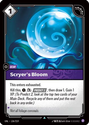 Scryer's Bloom (136/219) [Unleashed]