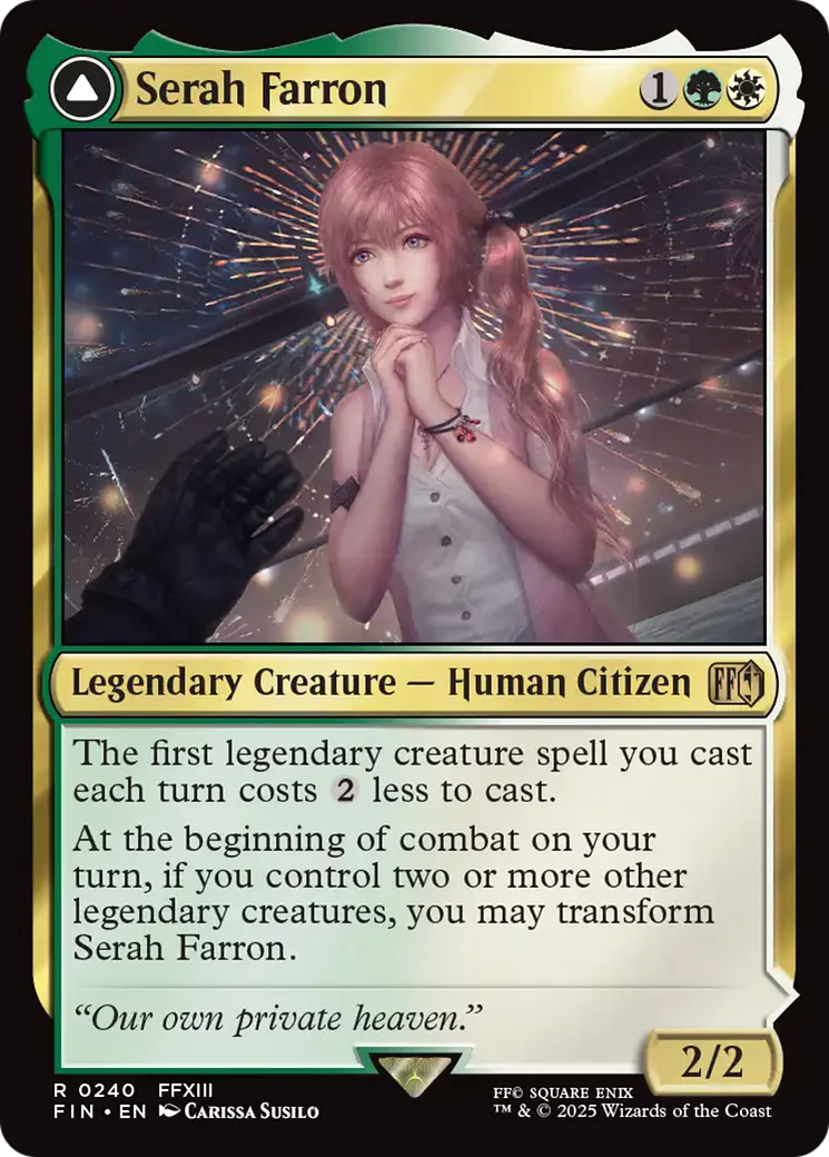 Serah Farron // Crystallized Serah (FIN-240) - FINAL FANTASY Foil - Image 3