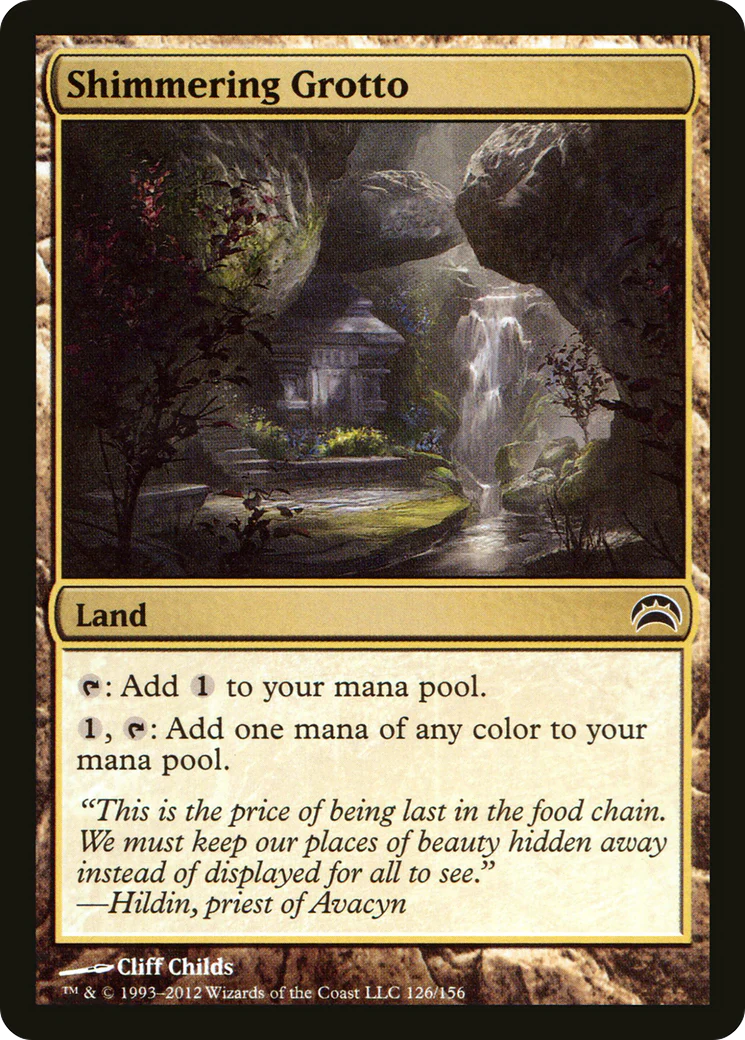 Shimmering Grotto (PC2-126) - Planechase 2012