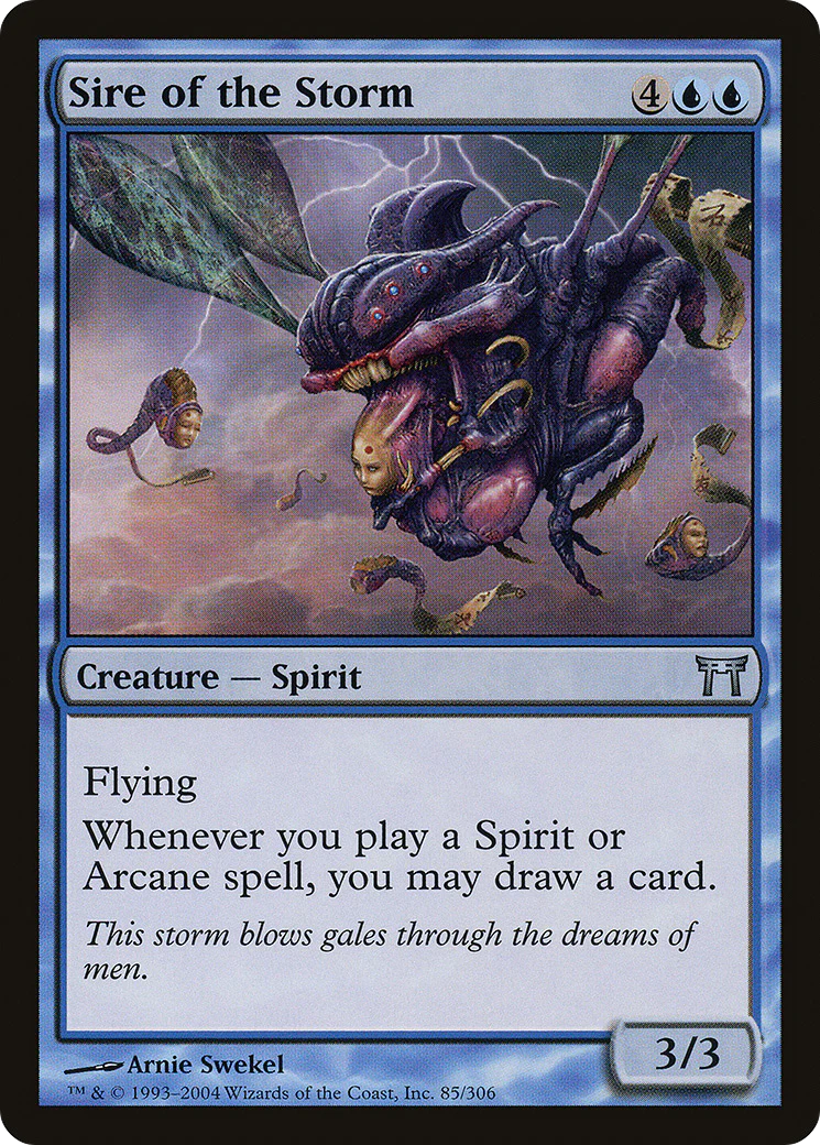 Sire of the Storm (CHK-085) - Champions of Kamigawa Foil
