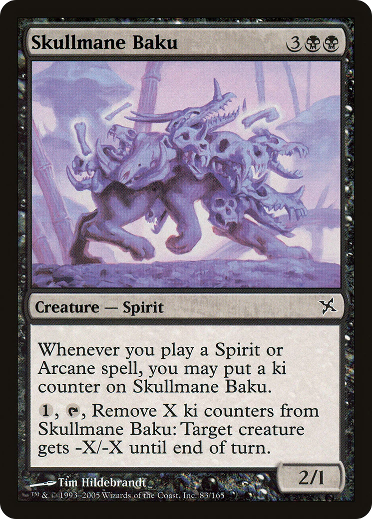 Skullmane Baku (BOK-083) - Betrayers of Kamigawa
