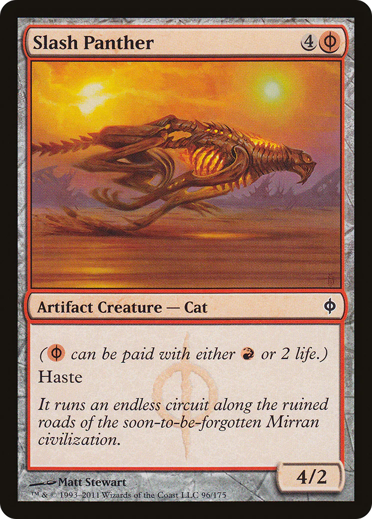 Slash Panther (NPH-096) - New Phyrexia Foil