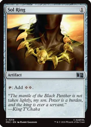 Sol Ring (MSC-214) - Commander: Marvel Super Heroes
