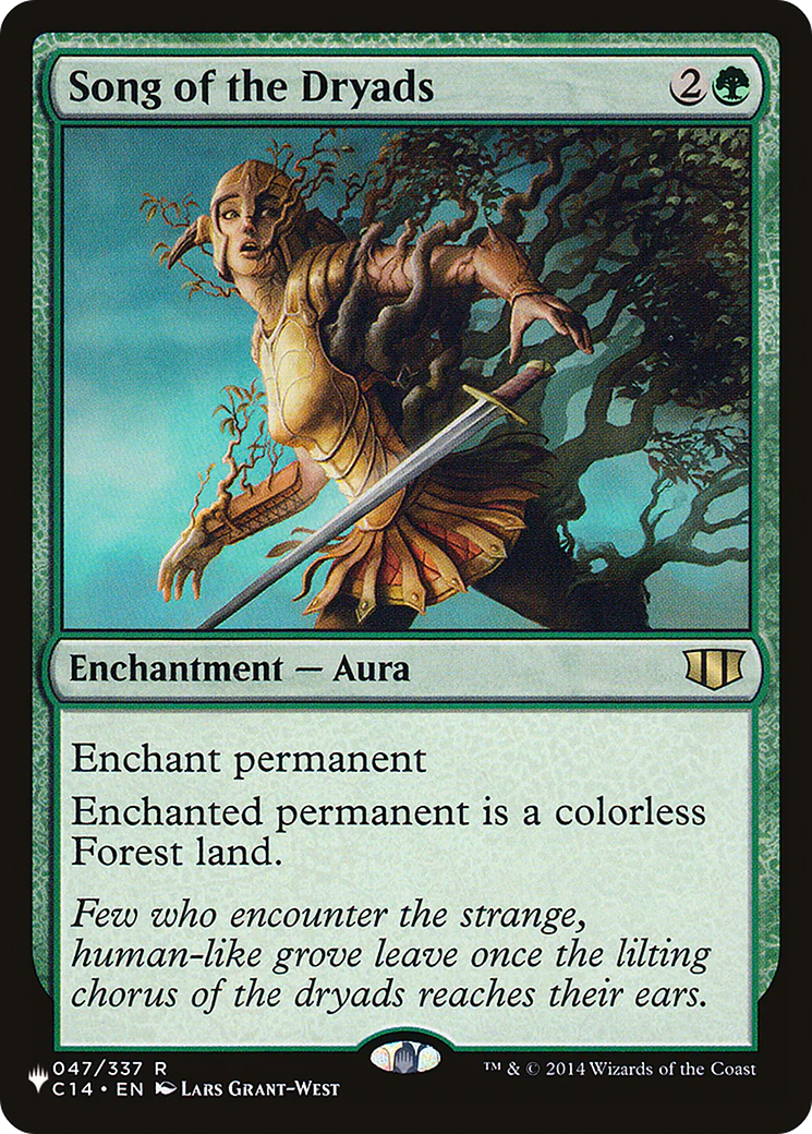 Song of the Dryads (LIST-047/337) - The List