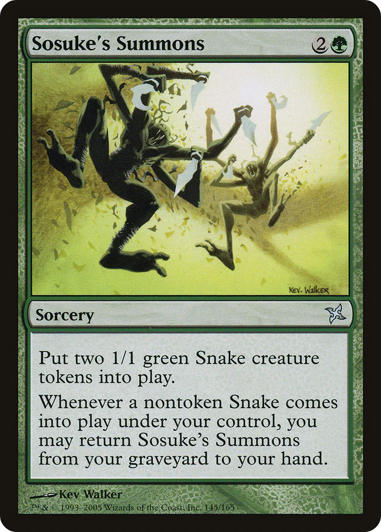 Sosuke's Summons (BOK-145) - Betrayers of Kamigawa