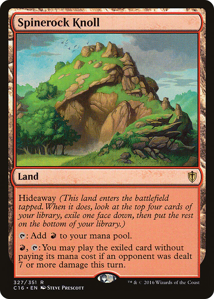 Spinerock Knoll (C16-327) - Commander 2016