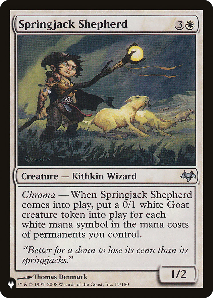 Springjack Shepherd (PLST-EVE-15) - The List Foil