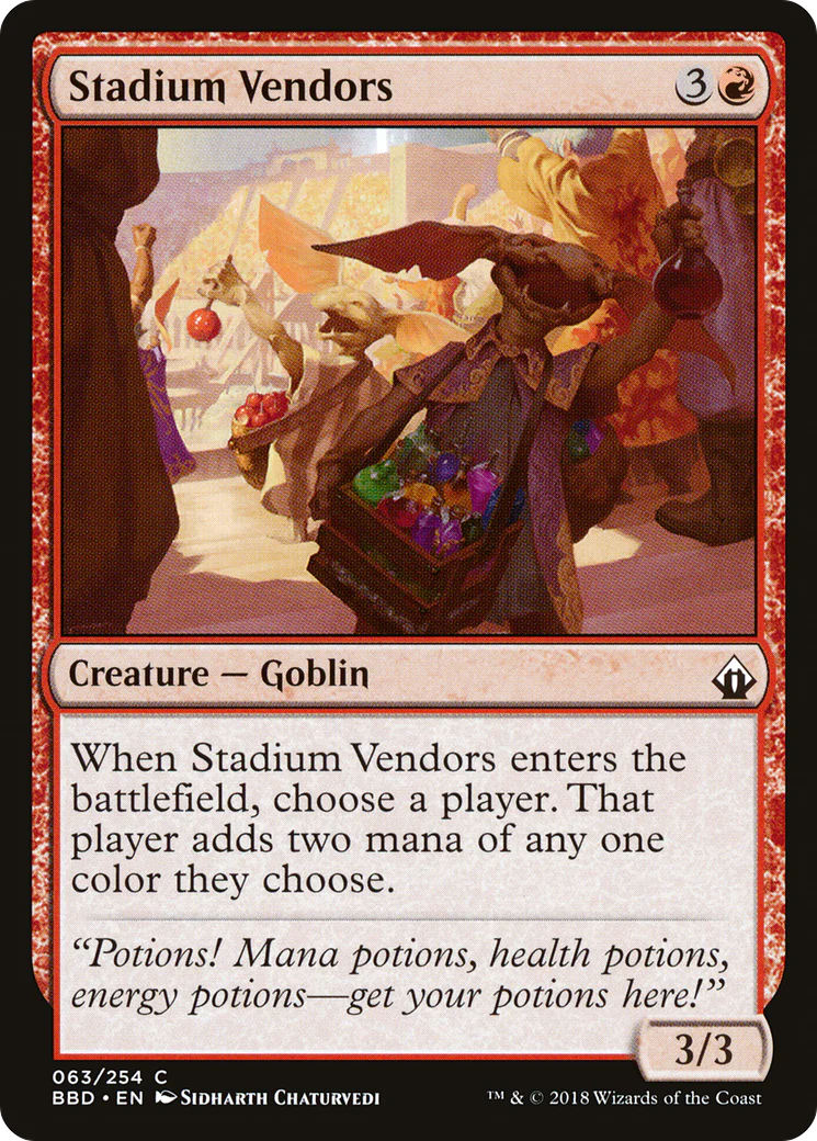 Stadium Vendors (BBD-063) - Battlebond Foil