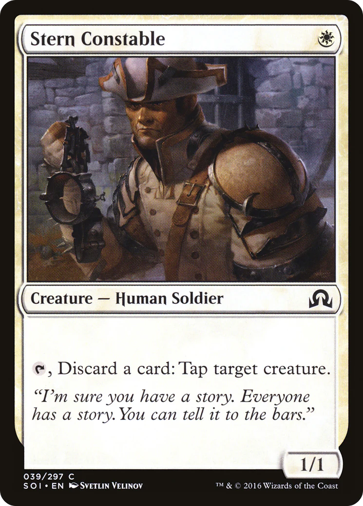 Stern Constable (SOI-039) - Shadows over Innistrad Foil
