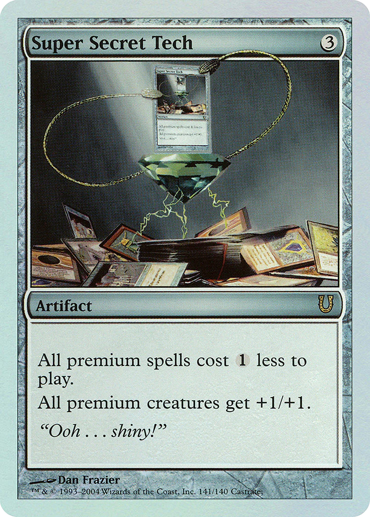 Super Secret Tech (UNH-141) - Unhinged Foil