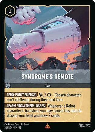 Syndrome's Remote (201/204) Wilds Unknown (Cold Foil)