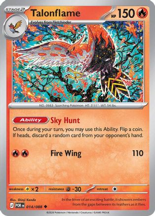 Talonflame 014/088 [ME03 Perfect Order]