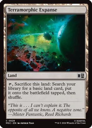 Terramorphic Expanse (MSC-828) - Commander: Marvel Super Heroes Foil
