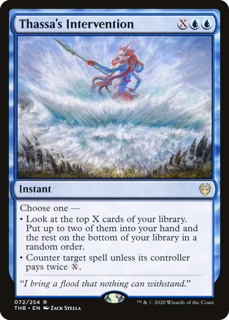 Thassa's Intervention (THB-072) - Theros Beyond Death Foil