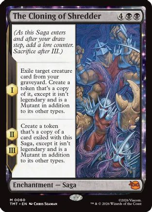 The Cloning of Shredder (TMT-060) - Teenage Mutant Ninja Turtles Foil
