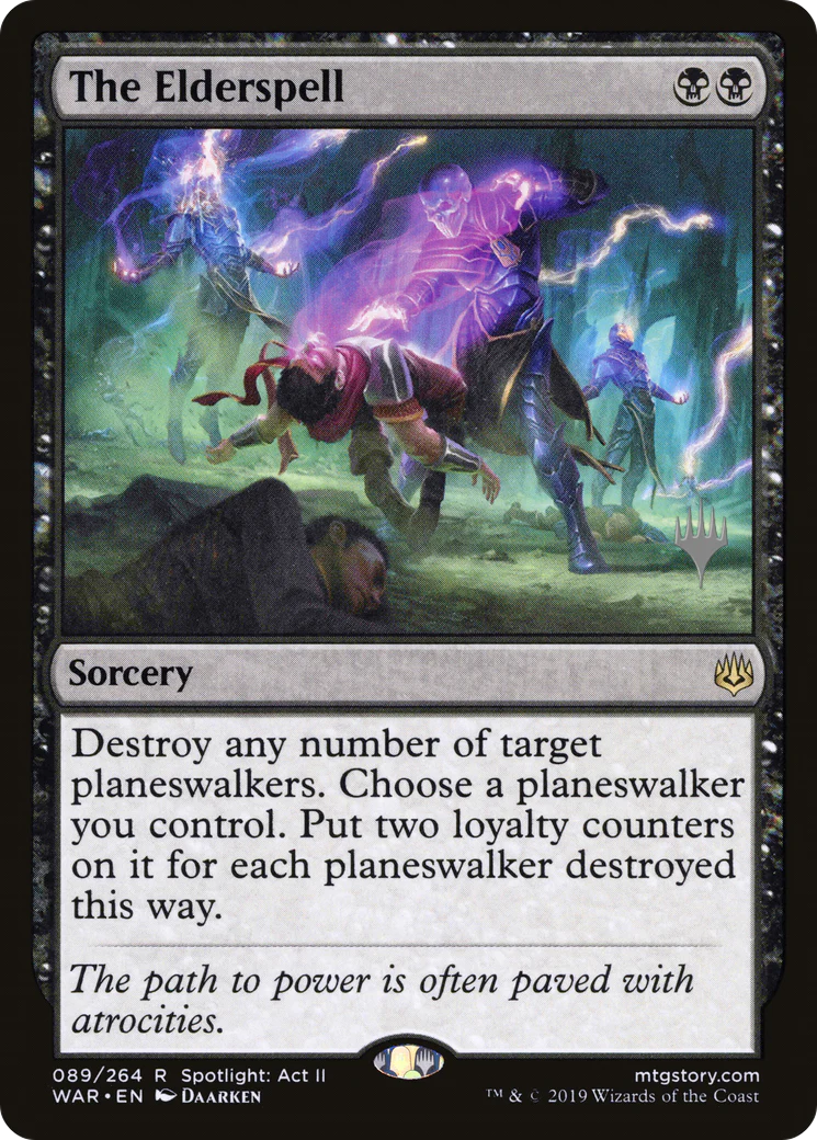 The Elderspell (PPELD-089) - War of the Spark Promos