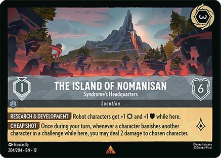 The Island of Nomanisan - Syndrome's Headquarters (204/204) Wilds Unknown (Cold Foil)