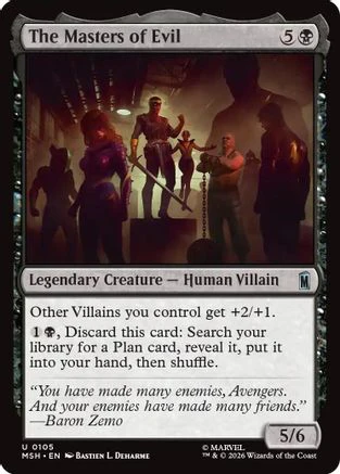 The Masters of Evil (MSH-105) - Marvel Super Heroes
