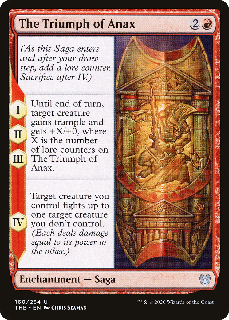 The Triumph of Anax (THB-160) - Theros Beyond Death