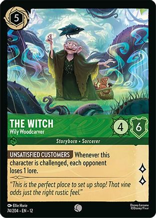 The Witch - Wily Woodcarver (74/204) Wilds Unknown (Non-Foil)
