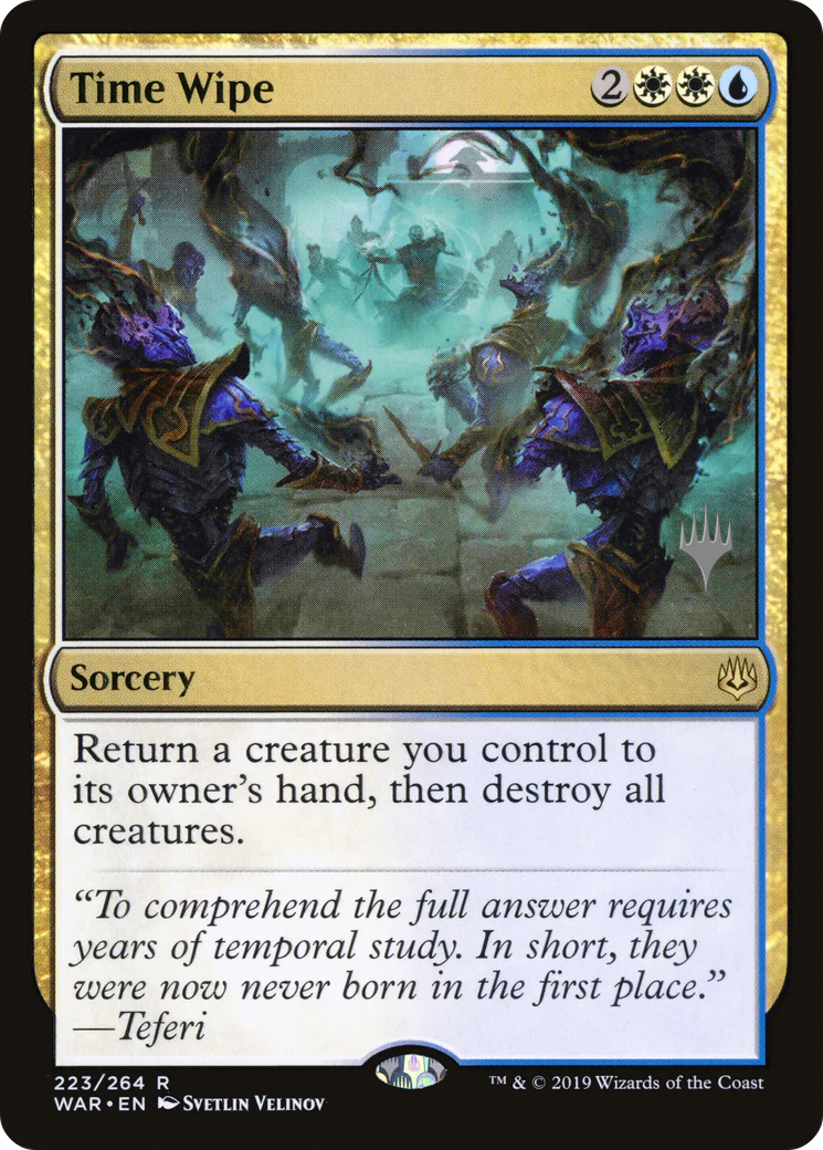 Time Wipe (PPELD-223) - War of the Spark Promos