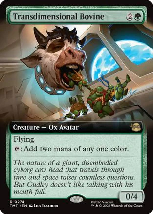 Transdimensional Bovine (Extended Art) (TMT-274) - Teenage Mutant Ninja Turtles
