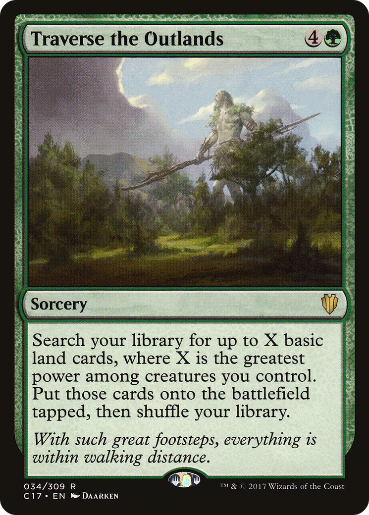 Traverse the Outlands (C17-034) - Commander 2017