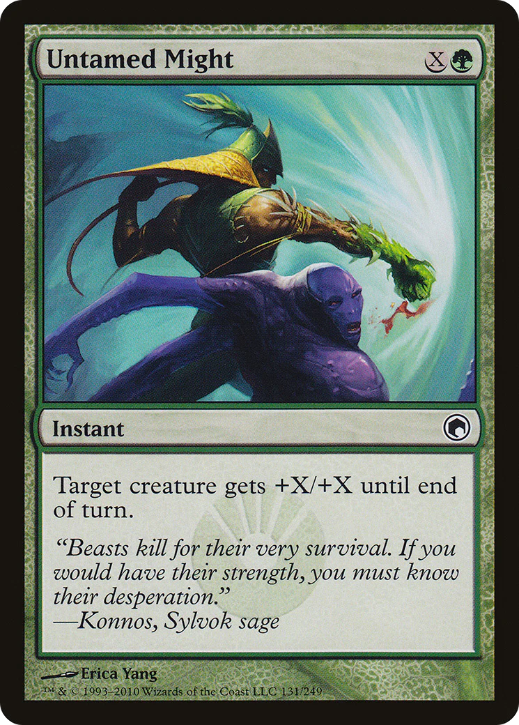 Untamed Might (SOM-131) - Scars of Mirrodin Foil