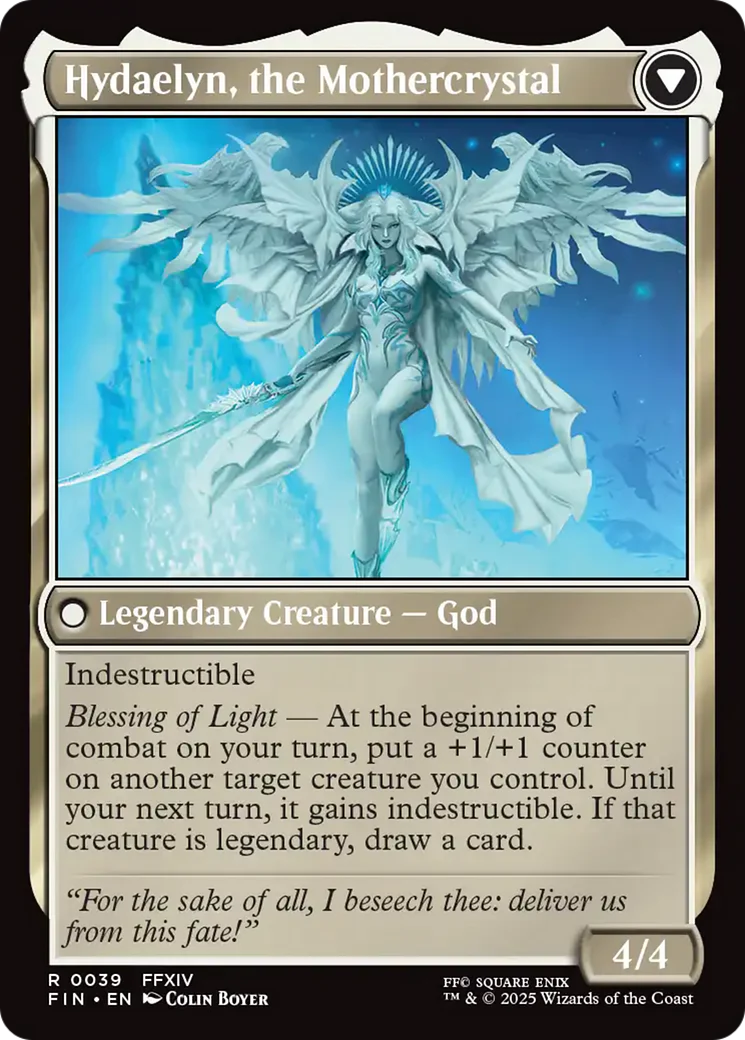 Venat, Heart of Hydaelyn // Hydaelyn, the Mothercrystal (FIN-039) - FINAL FANTASY Foil - Image 2