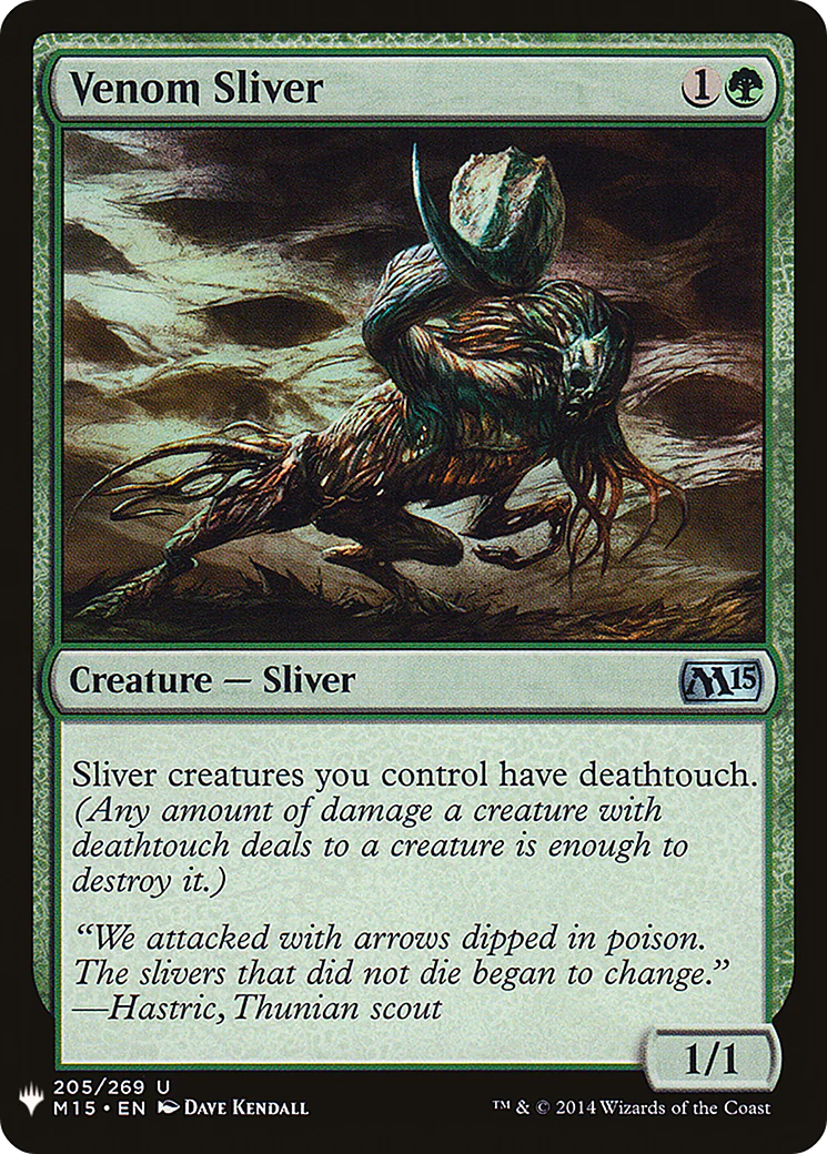 Venom Sliver (LIST-205) - The List