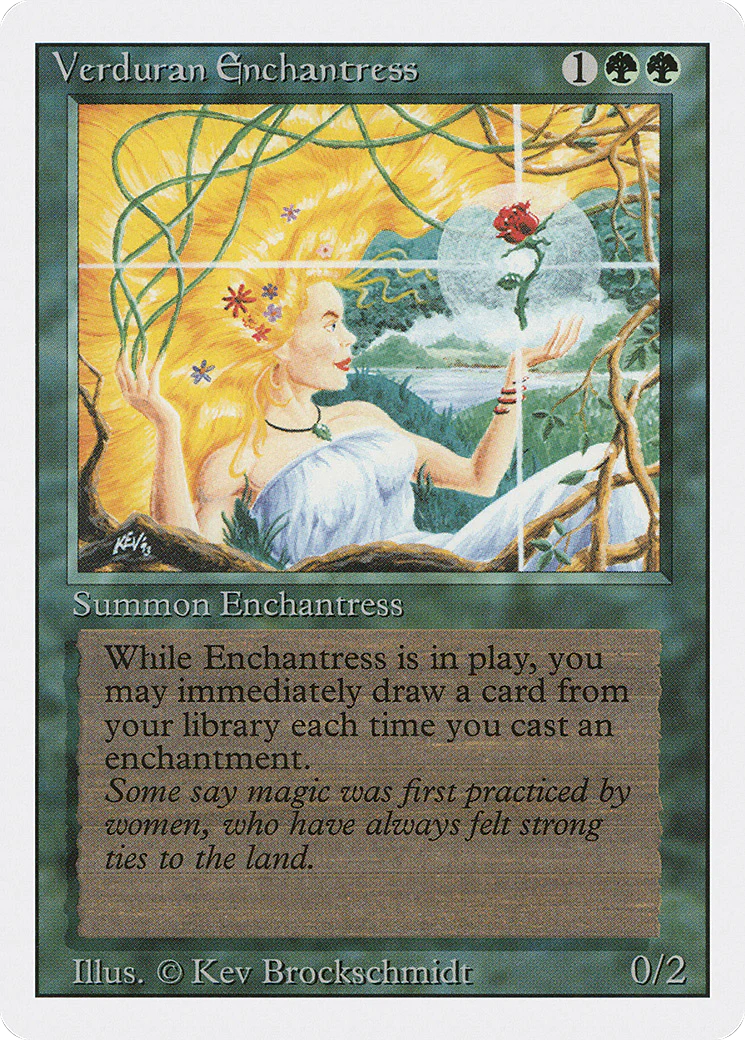 Verduran Enchantress (3ED-) - Revised Edition