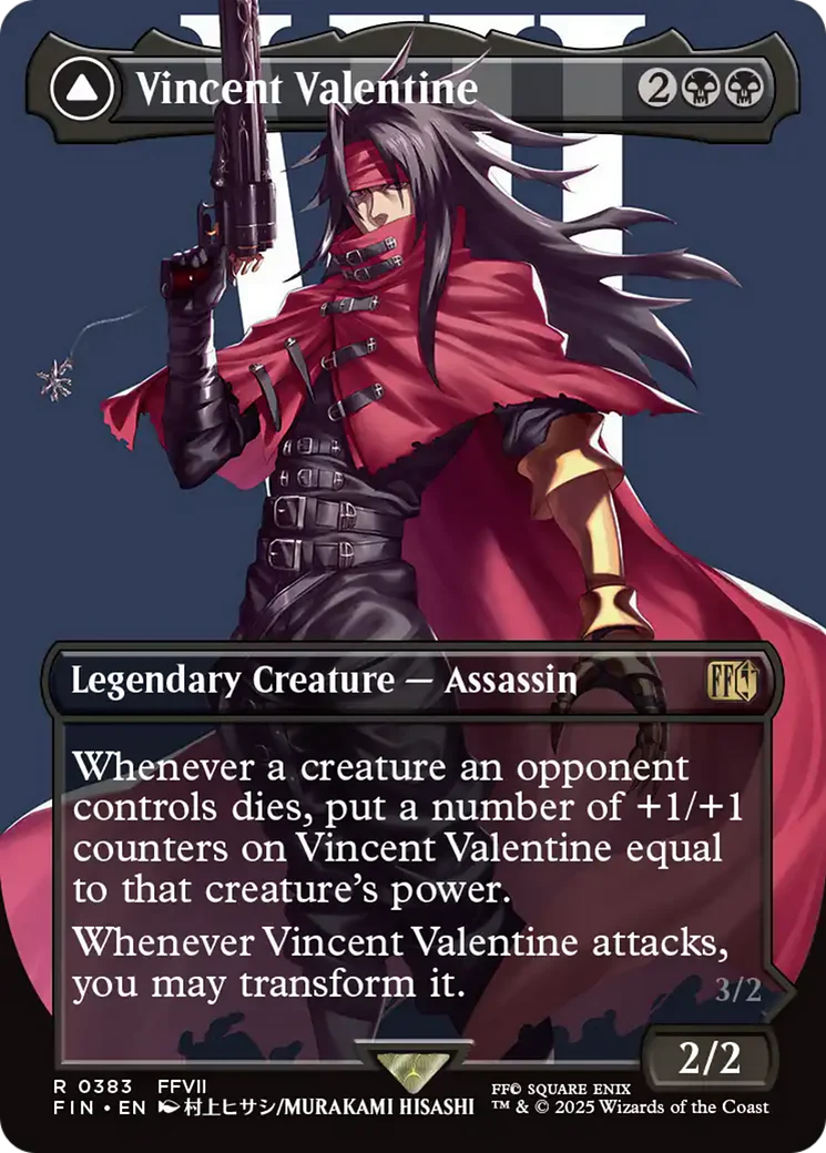 Vincent Valentine (Borderless) (FIN-383) - FINAL FANTASY (Borderless) Foil - Image 4