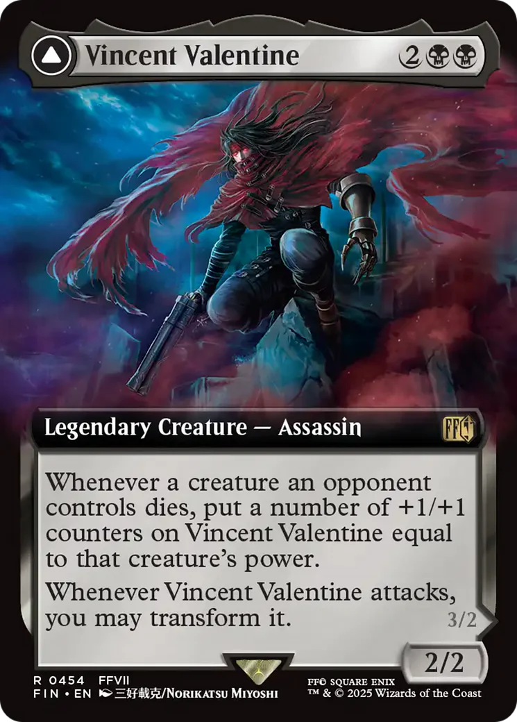 Vincent Valentine (Extended Art) (FIN-454) - FINAL FANTASY: (Extended Art) Foil - Image 3