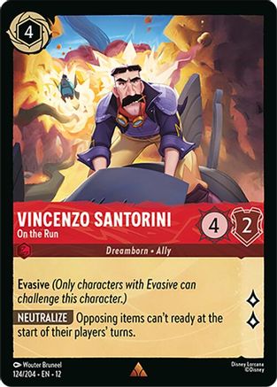 Vincenzo Santorini - On the Run (124/204) Wilds Unknown (Cold Foil)