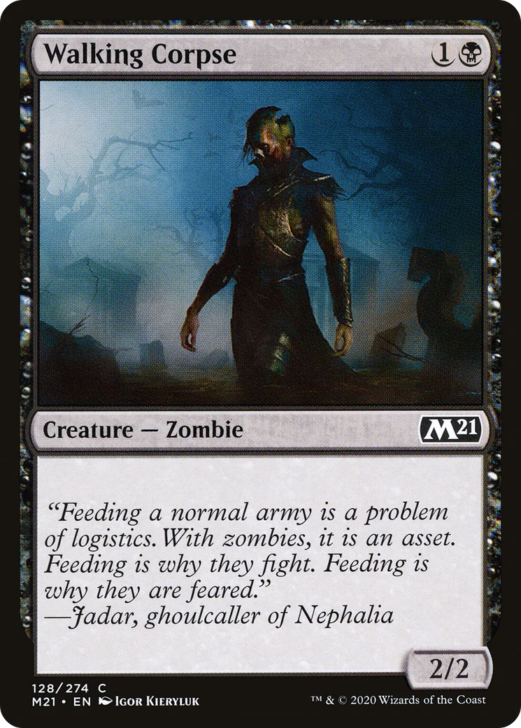 Walking Corpse (M21-128) - Core Set 2021