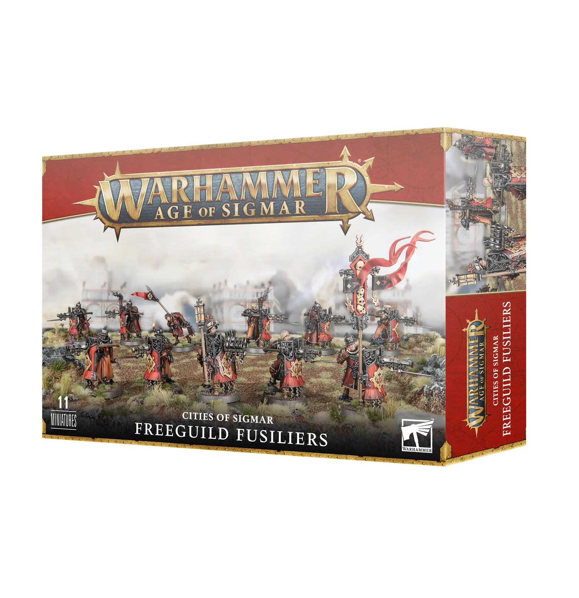 Warhammer Age of Sigmar Miniature - Cities of Sigmar - Freeguild Fusiliers