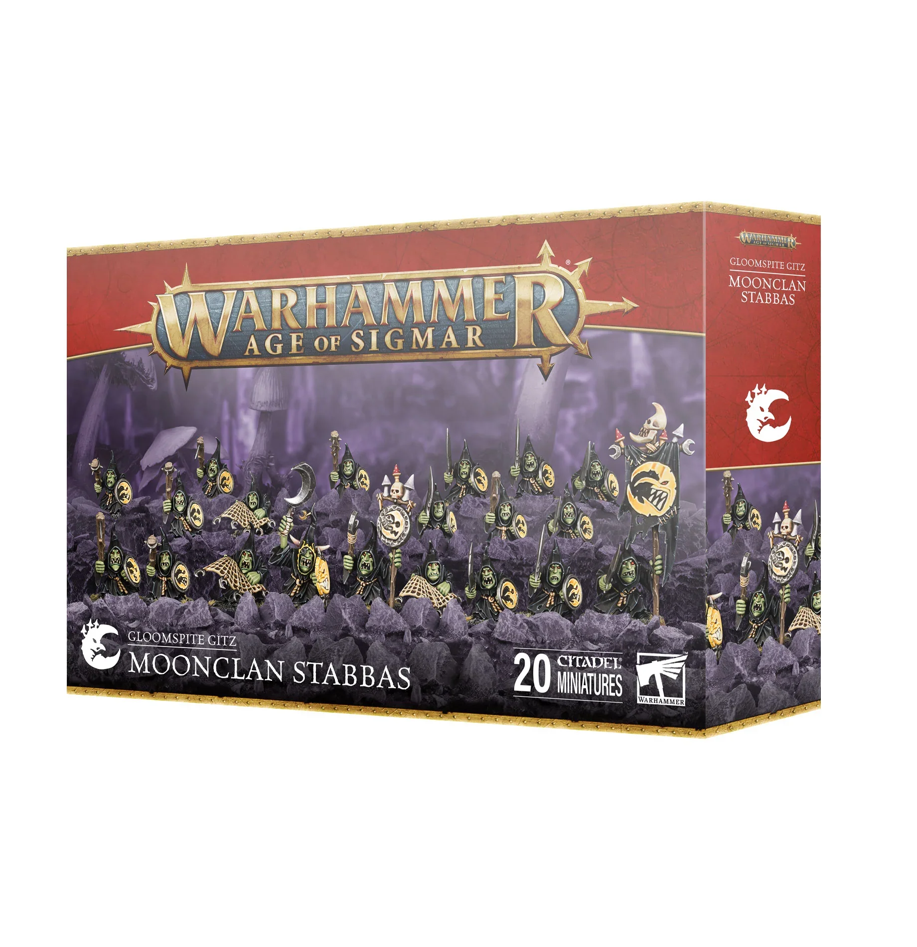 Warhammer Age of Sigmar Miniature - Gloomspite Gitz - Moonclan Stabbas