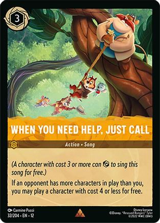 When You Need Help, Just Call (32/204) Wilds Unknown (Cold Foil)