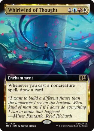 Whirlwind of Thought (Extended Art) (MSC-424) - Commander: Marvel Super Heroes