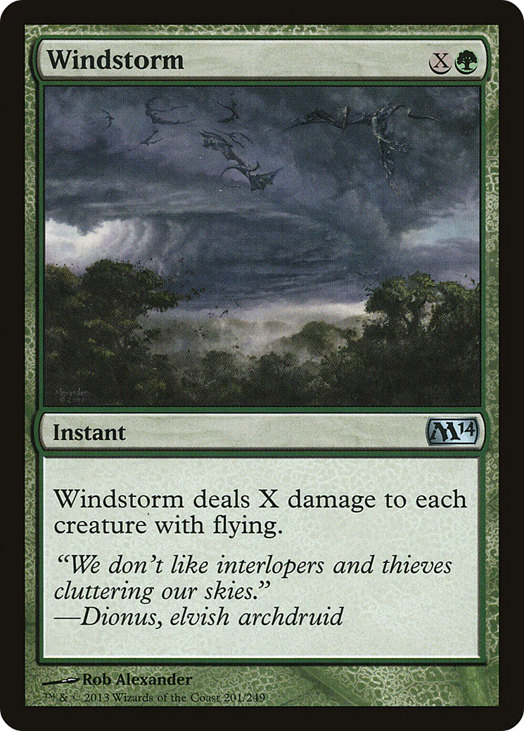 Windstorm (M14-201) - Magic 2014 Foil