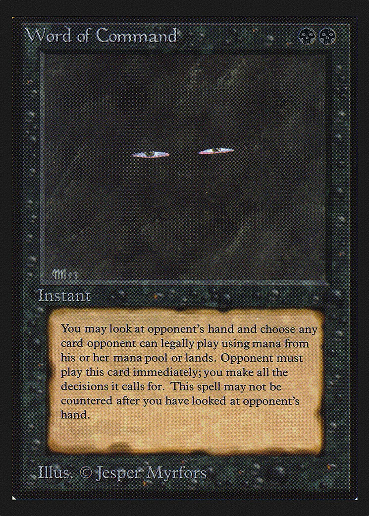 Word of Command (IE) (IED-) - Intl. Collectors' Edition