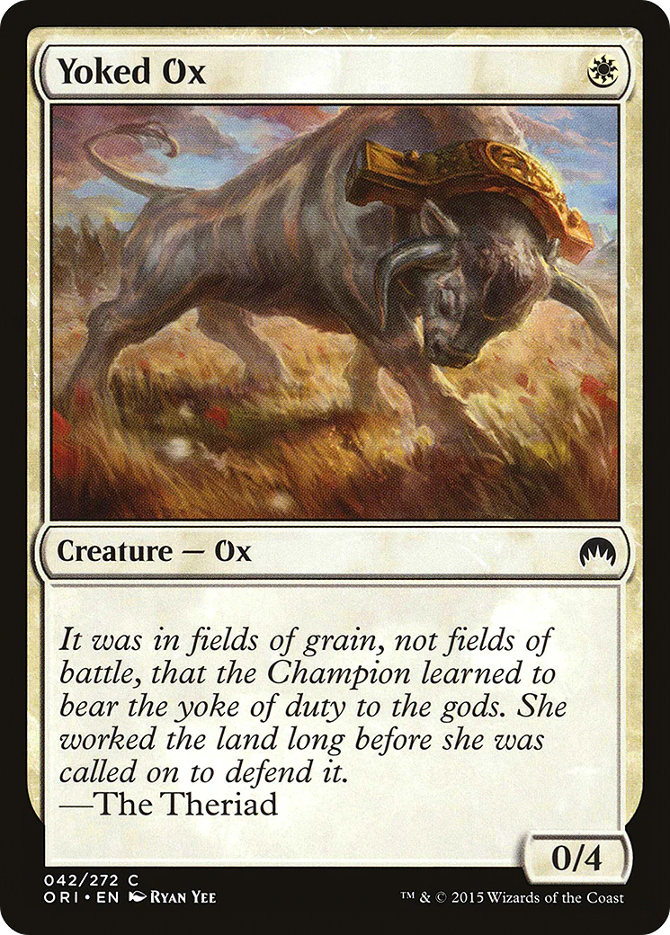 Yoked Ox (ORI-042) - Magic Origins Foil