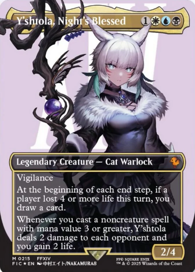 Y'shtola, Night's Blessed (Borderless) [FINAL FANTASY Commander]