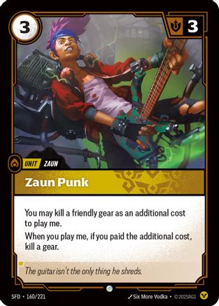 Zaun Punk (160/221) [Spiritforged]