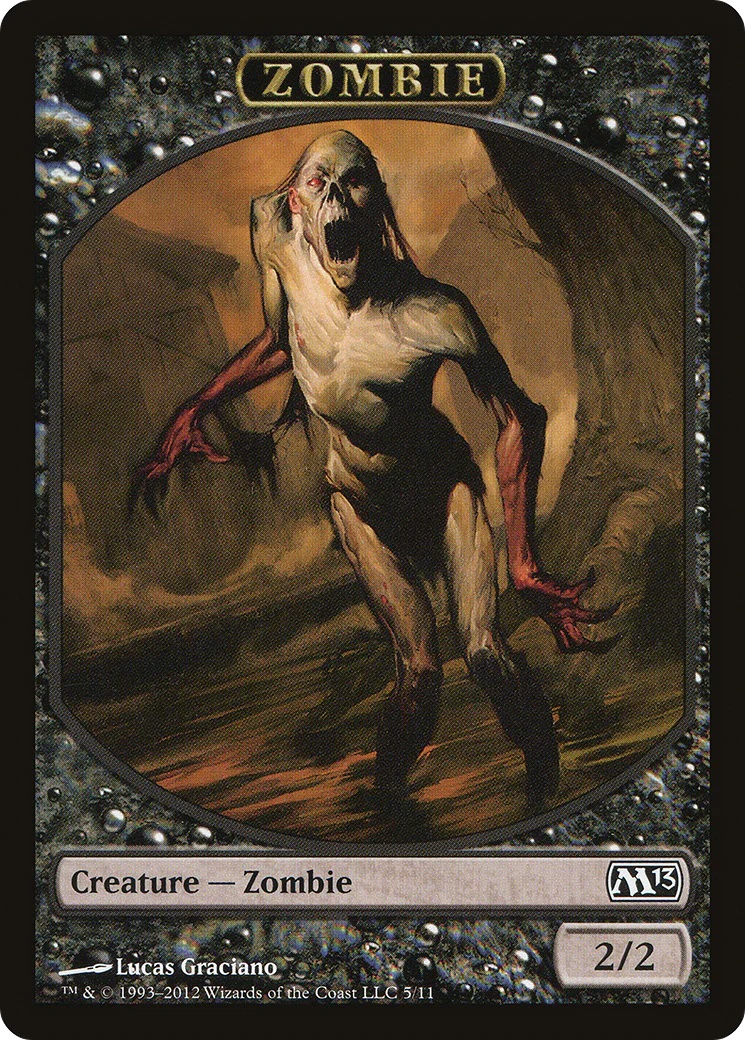 Zombie Token (M13-005) - Magic 2013 Tokens
